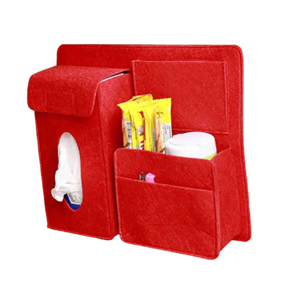 Attractive Seat Storage Pocket Tissue Box Design Stain-resistant Car Storage Bag Universal Car Backseat Storage Organizer