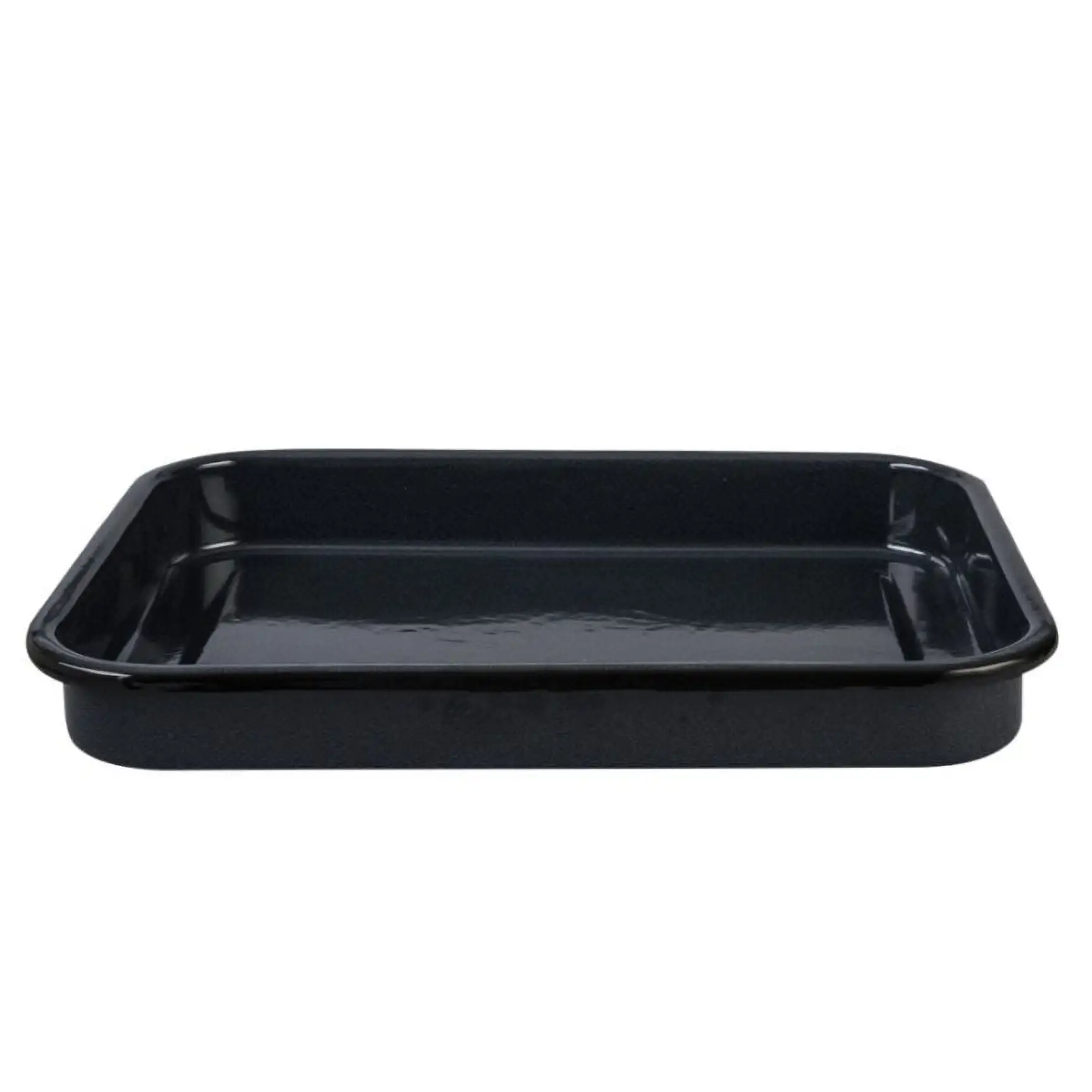 

16.5in X 12.1in X 2in Enamel Baking Tray, Gray