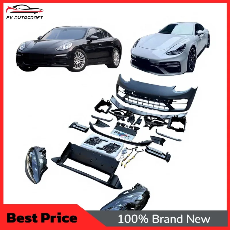 【2026】2010-2016 970.1 970.2 Upgrade To 971 Turbo S Facelift Car Bumpers Bodykit PDLS Headlamps For Porsche Panamera 970 Body Kit