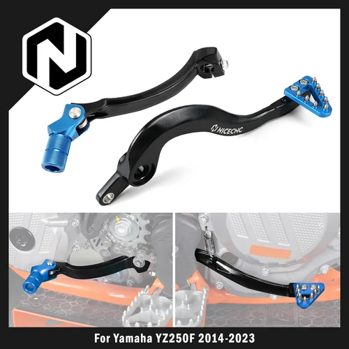 NICECNC para Yamaha YZ250F 2014-2023 YZ250FX 2016-2023 2022 WR250F 2020-2023 YZF WRF 250 palanca de cambio de Pedal de freno forjado