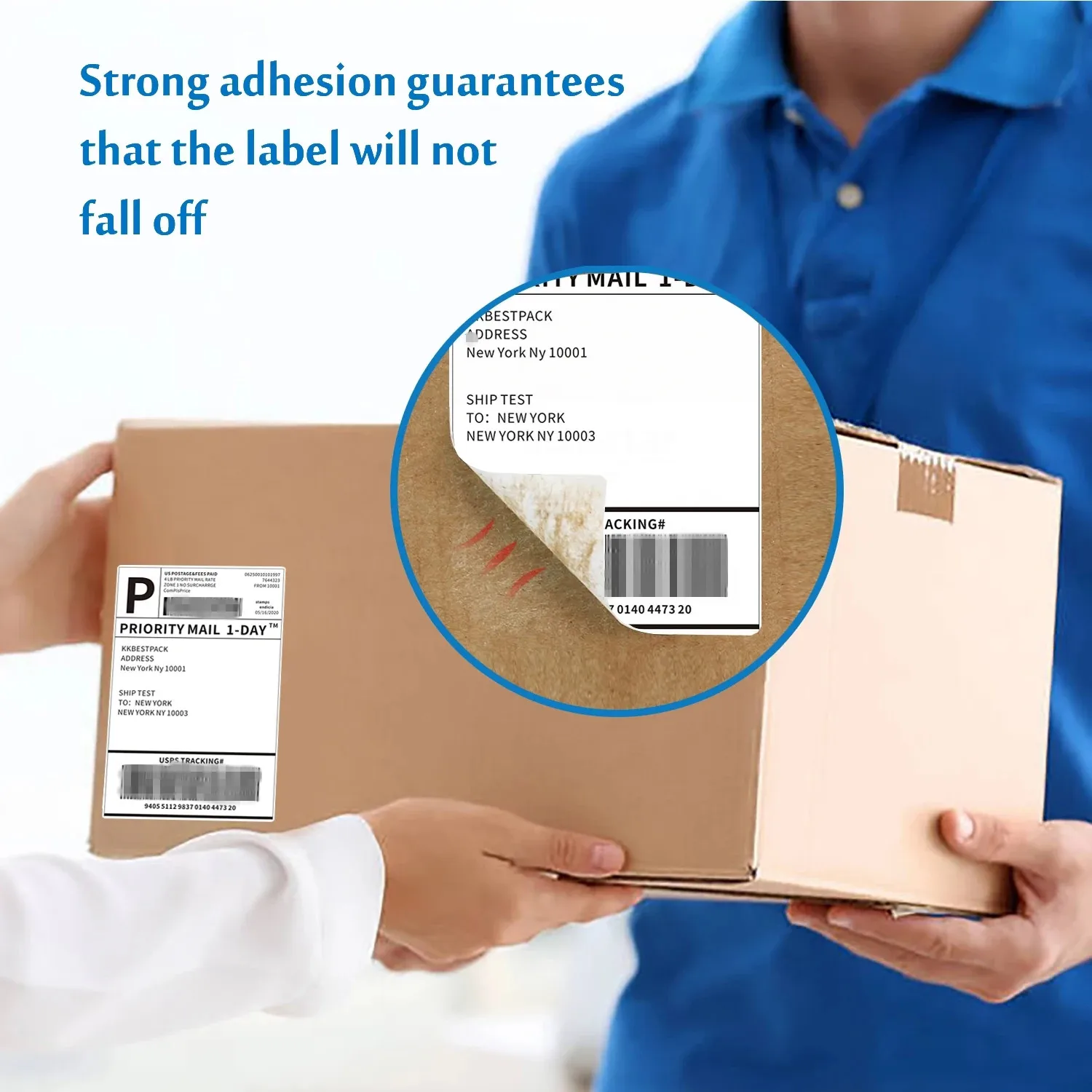 4*6 Zoll Versand-Thermoetiketten, 500 Blatt pro Packung, selbstklebende Thermoetiketten, BPA-frei, für D100 D200 – Detail 8