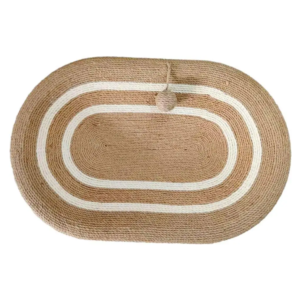 Cat Scratch Pad Bowl Oval Cat Scratch Pad Play Behavior Sisal Support Cat