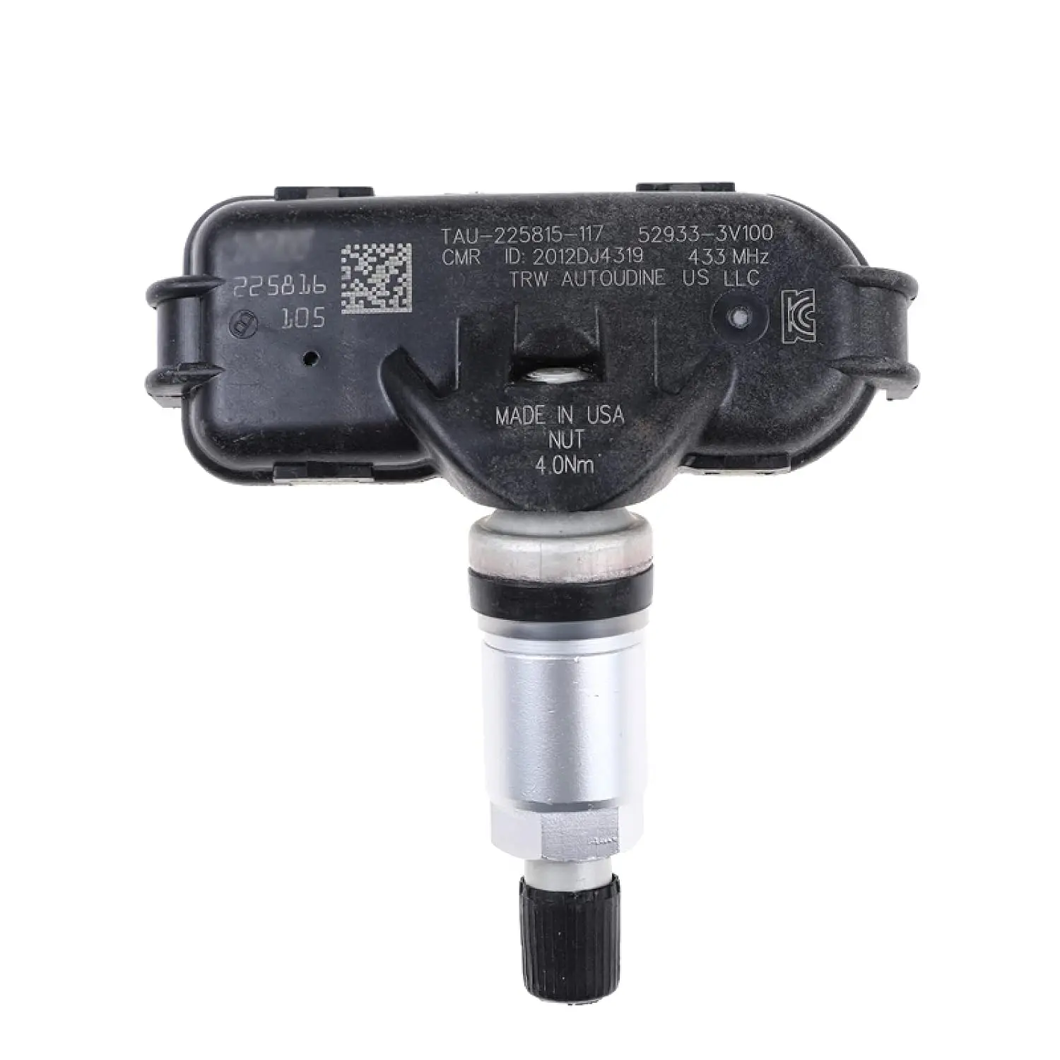 52933-3V100TPMS Tire Pressure Sensor 433MHz Compatible with Hyundai i40 VF 2011-2014 Tire Pressure Monitoring Sensor Replacement