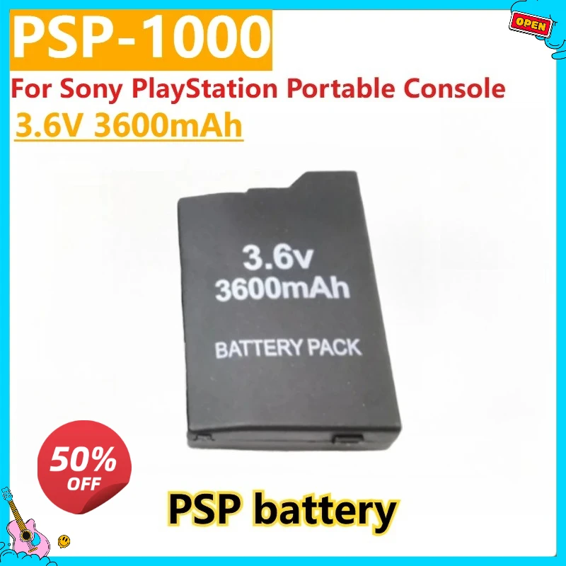 

New PSP-110 PSP-1005 PSP-1000 Replacement Battery 3.6V 3600mAh for Sony PlayStation Portable Console