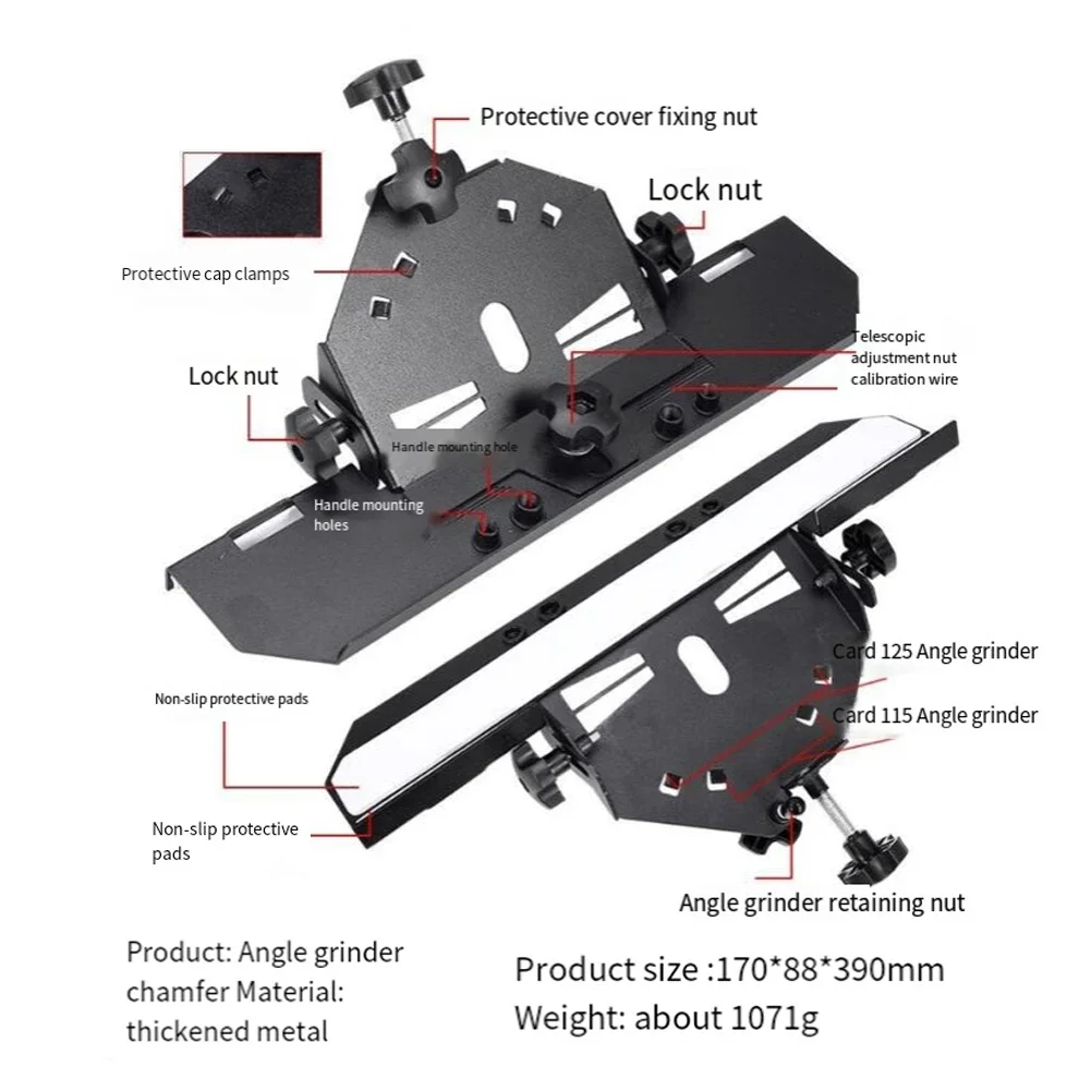 

Angle Cutting Tool 45 Degree Tile Chamfering Tool For Cutting 41cmx19cmx7cm Cutting Smooth Stable Power Tools Accessories