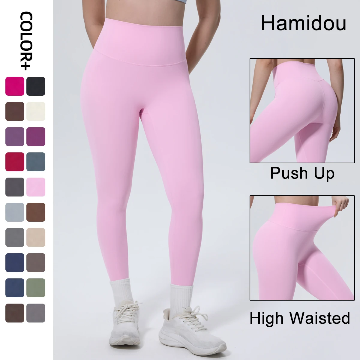 

Быстросохнущие брюки для бега на открытом воздухе с высокой талией, брюки для йоги, фитнеса, бега, велоспорта, брюки с эффектом пуш-ап, летние спортивные брюки для спортзала