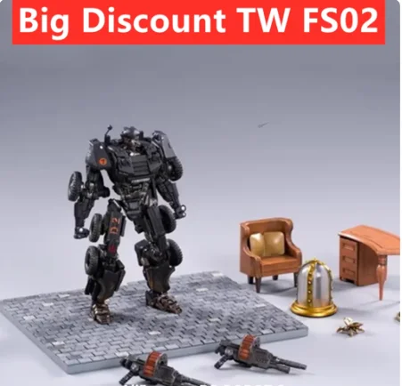 in stock [BIg Discount With Bonus]  NEW Transformation Toyworld TW-FS02 TW FS02 Fierce Hot Sizzle G1 Action Figure With Box