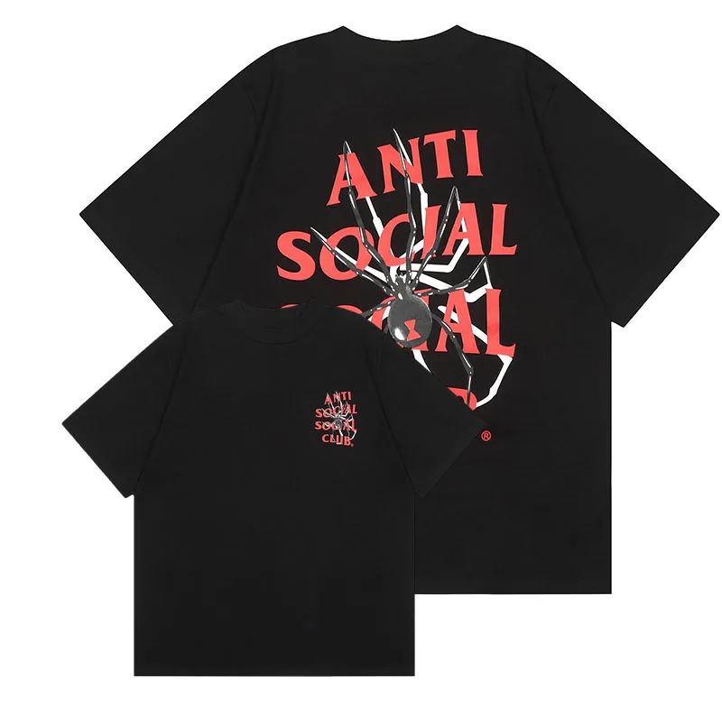 2025 Summer Men's Cotton Clothing Luxury Graphic Lettering Print ASS Women's Casual Sports Round Neck Street Fashion Streetwear