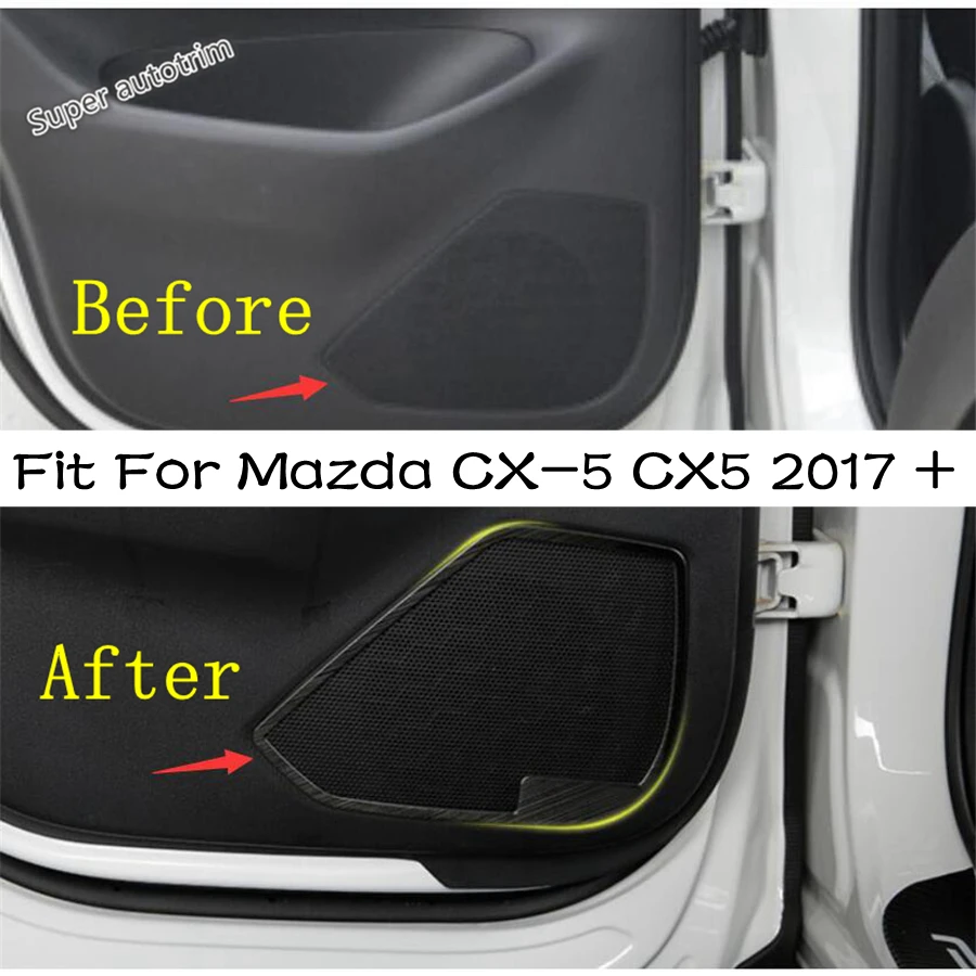 

Lapetus Inner Door Stereo Speaker Audio Loudspeaker Sound Cover Trim Fit For Mazda CX-5 CX5 2017 - 2024 Accessories Interior