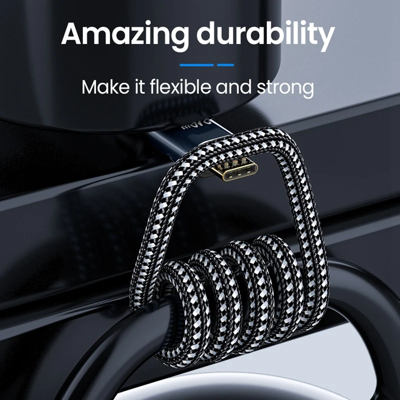 노트북 휴대폰 초고속 충전 케이블, USB-C C타입 2.0, 2 세대 5A, PD3.1, 240W, 1m