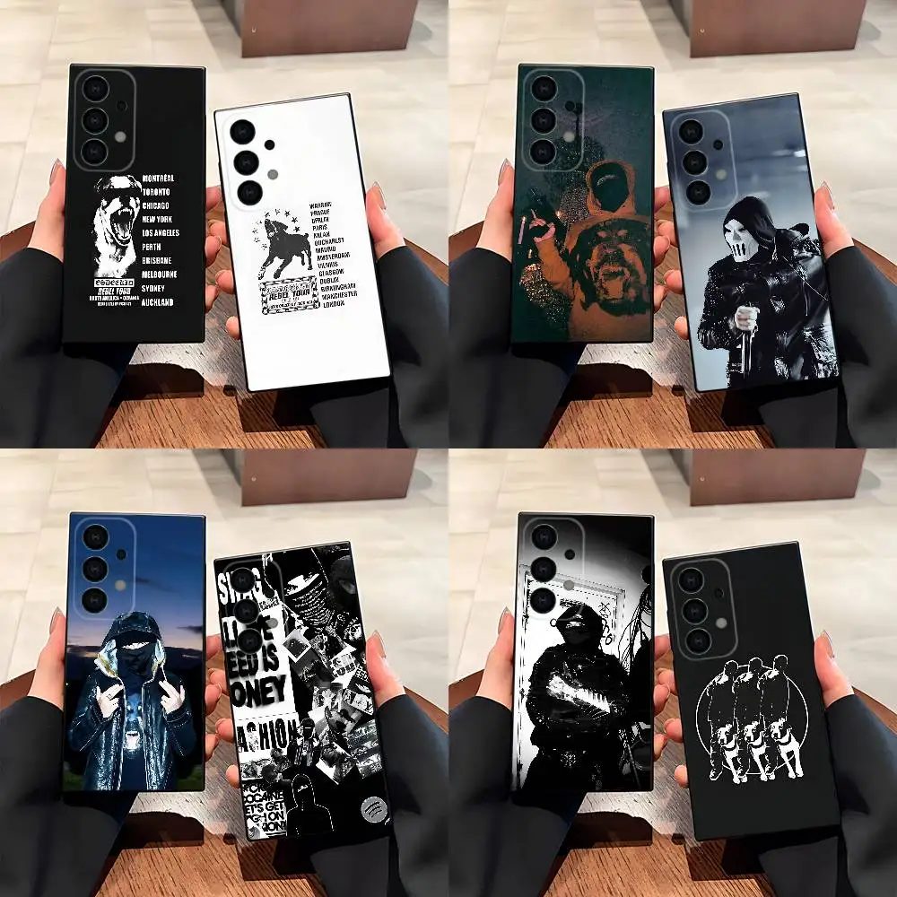 E-EsDeeKids Rebel Tour Phone Case For Samsung S 9,10,21,30,22,23,24,25,26,Ultra,Plus,Lite,FE,4,5G Black Soft Case