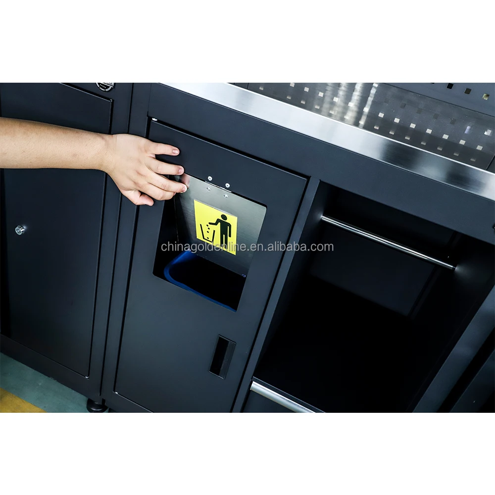 3.4M Long Workshop Garage Storage Toolbox Metal Workbench Steel Tool Cabinets