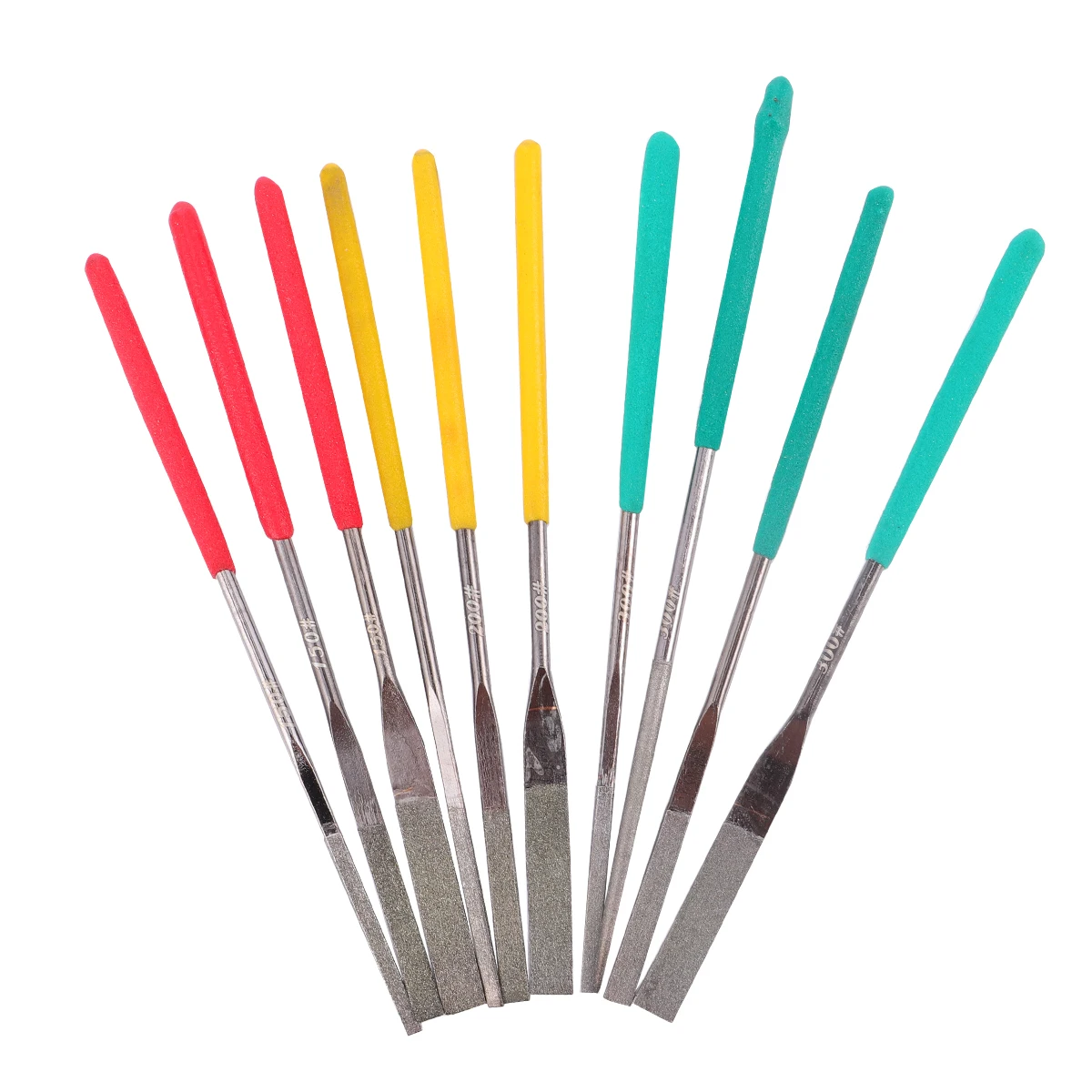 

Premium 8Pcs Diamond File Kit Long Lasting Material Rubber Handle Metalworking Tools Polishing Files For Craftsmanship