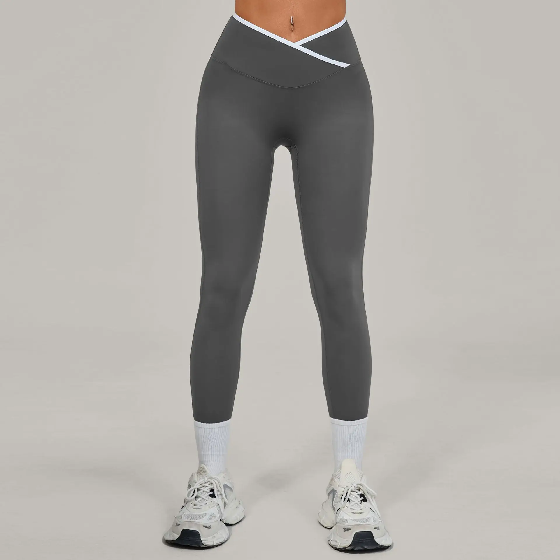 Leggings Deportivos Push Up para Mujer, Pantalones de Yoga de Cintura Alta, Leggings Deportivos 2026, Leggings Profesionales para Mujer, Gris, Negro, Amarillo, XL