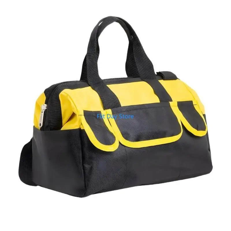 F92C MultiFunctiuon Tool Tool Arganizer Canvas Tool Bag for Home Repairs＆Outdoor Project
