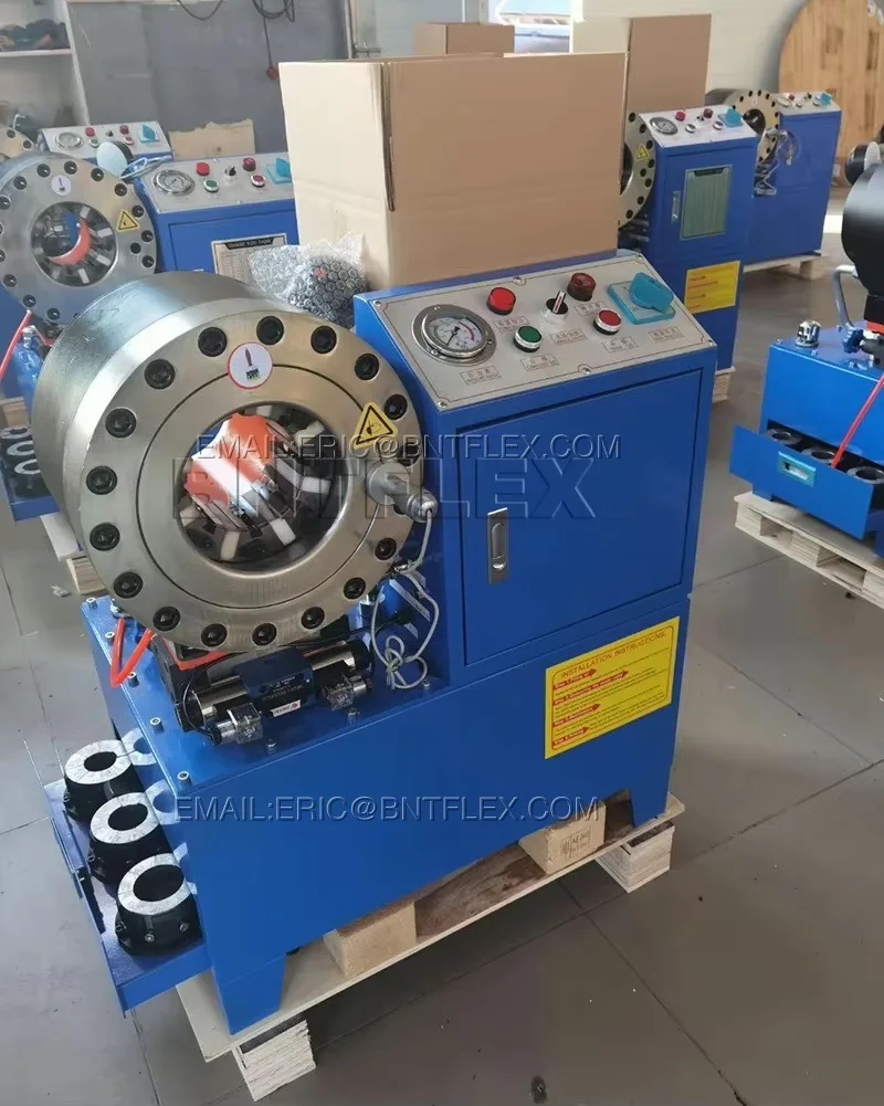 آلة تجعيد الخراطيم المطاطية الهيدروليكية اليدوية المحمولة #3