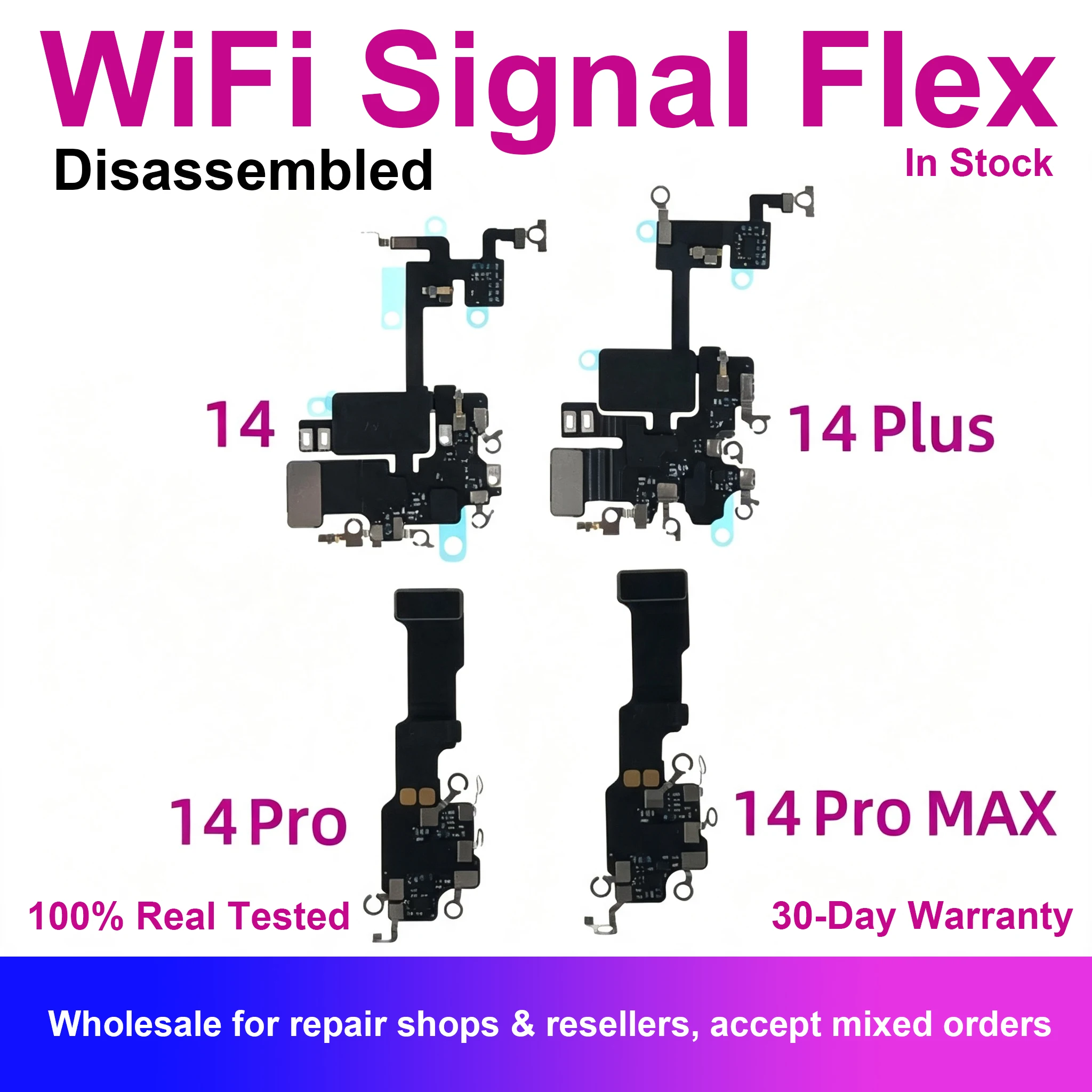 WiFi Signal Antenna Flex Cable For iPhone 14 Plus Pro Max WLAN Wi-Fi Ribbon Wireless Earpiece Earphone Replacement Repair Parts