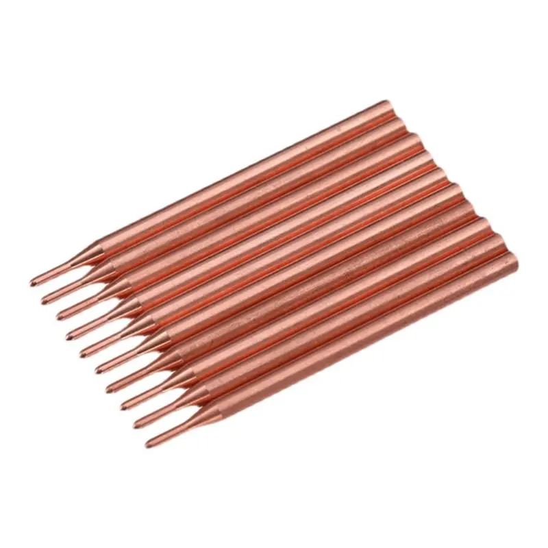 A02M-رأس قطب أكسيد الألومنيوم 3 مم لبطارية الطاقة 18650 لحام البقعة باللون الأرجواني والنحاس