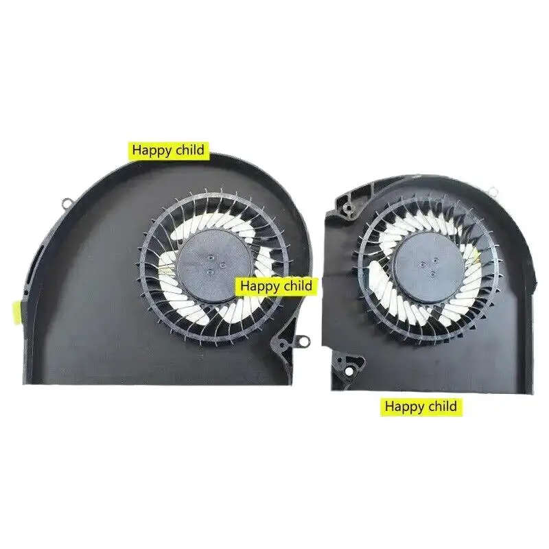 WYORESY NEUER CPU+GPU-Lüfter für Dell Alienware 17 R4 R5 P31E ALW17C Laptop 2 Stück Lüfter ^&^)