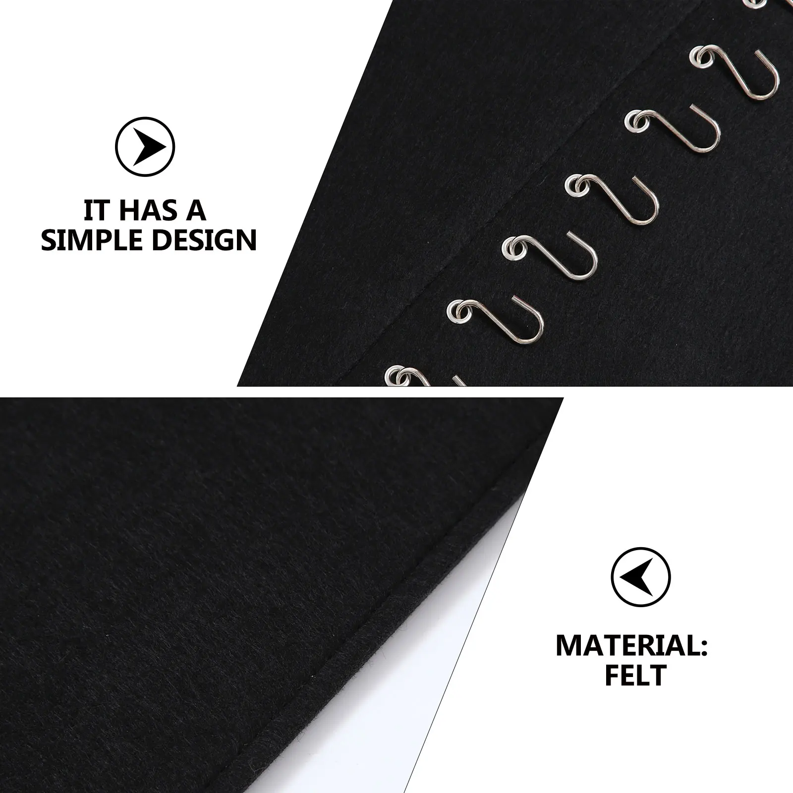 

1 set 1 Set Wall Hanging Storage Bag Heavy Duty Felt Organizer Pouch Door Back Hanging Bag For Jewelry Accessories Home Storage