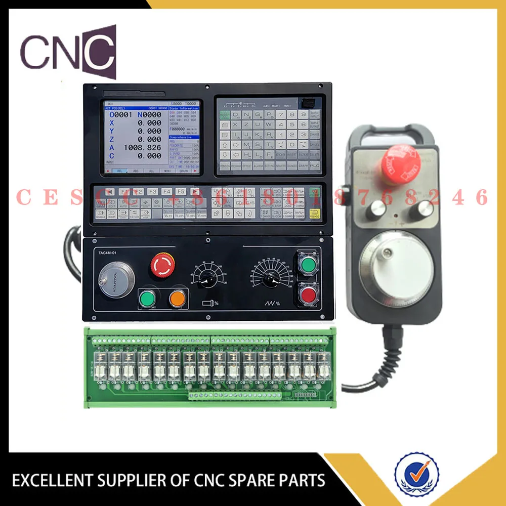 

4axis CNC parts processing controller TAC200 2/3axis motion system High-precision 8-inch large-screen rigid tapping lathe contro