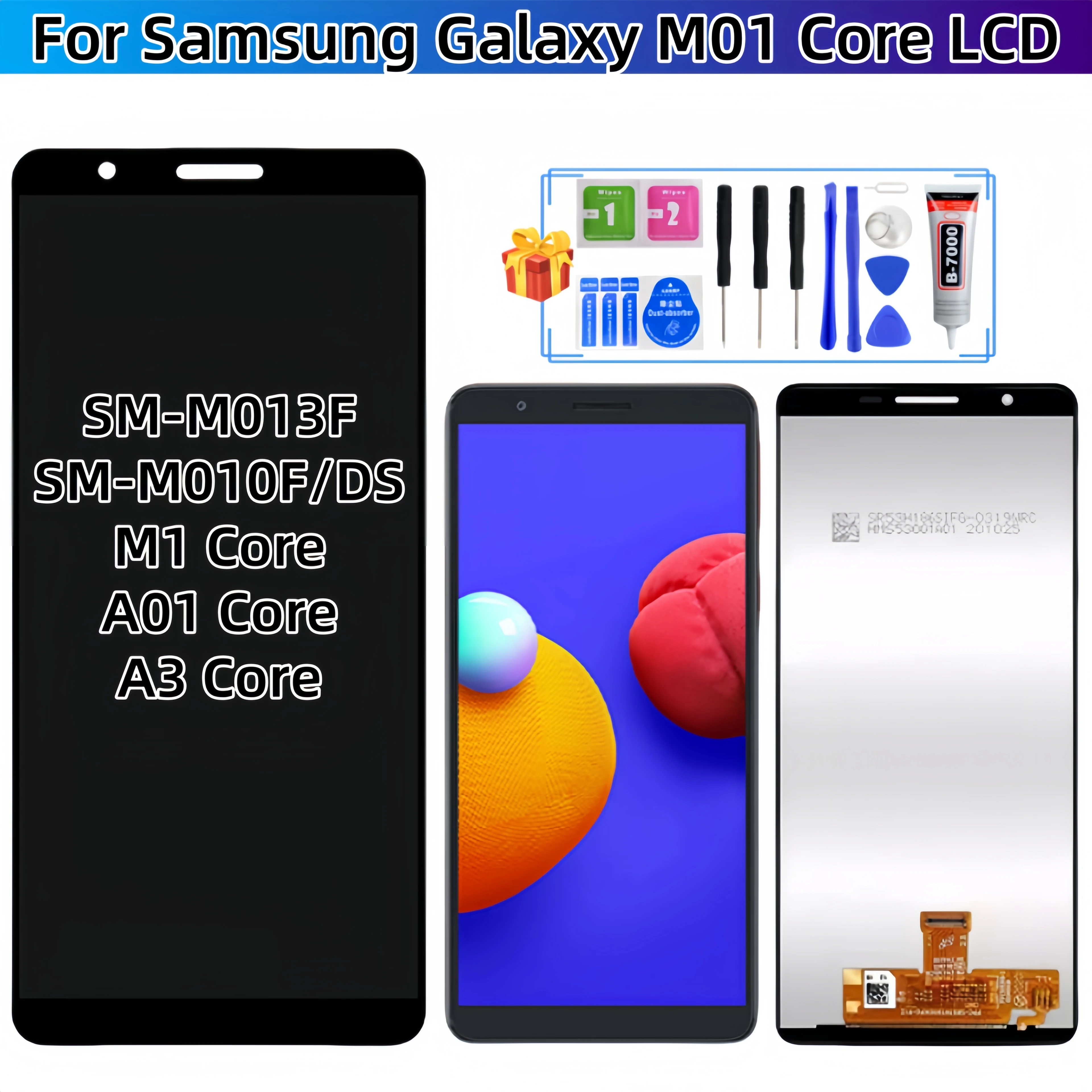 

Для Samsung Galaxy M01 Core A1 Core A3 Core 2020 SM-M013F/DS ЖК-дисплей сенсорный экран в сборе ЖК-дисплей запасные части