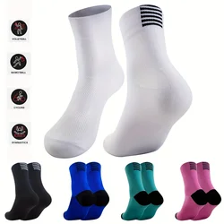 Jing Professional Cycling Socks Tube Men's and Women's Outdoor Sports Quick-Drying Four Seasons Bicycle Socks Running Socks