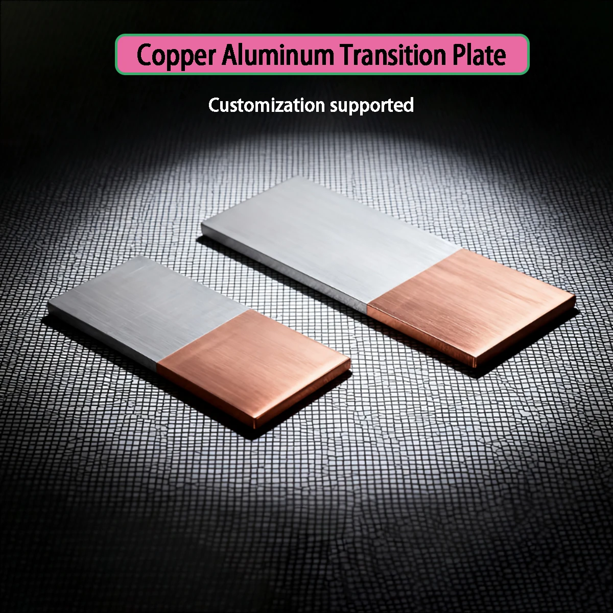 

Copper Aluminum Conductive Bar - Custom Non-Standard Thickened Flash Welded Transition Plate Connection Sheet
