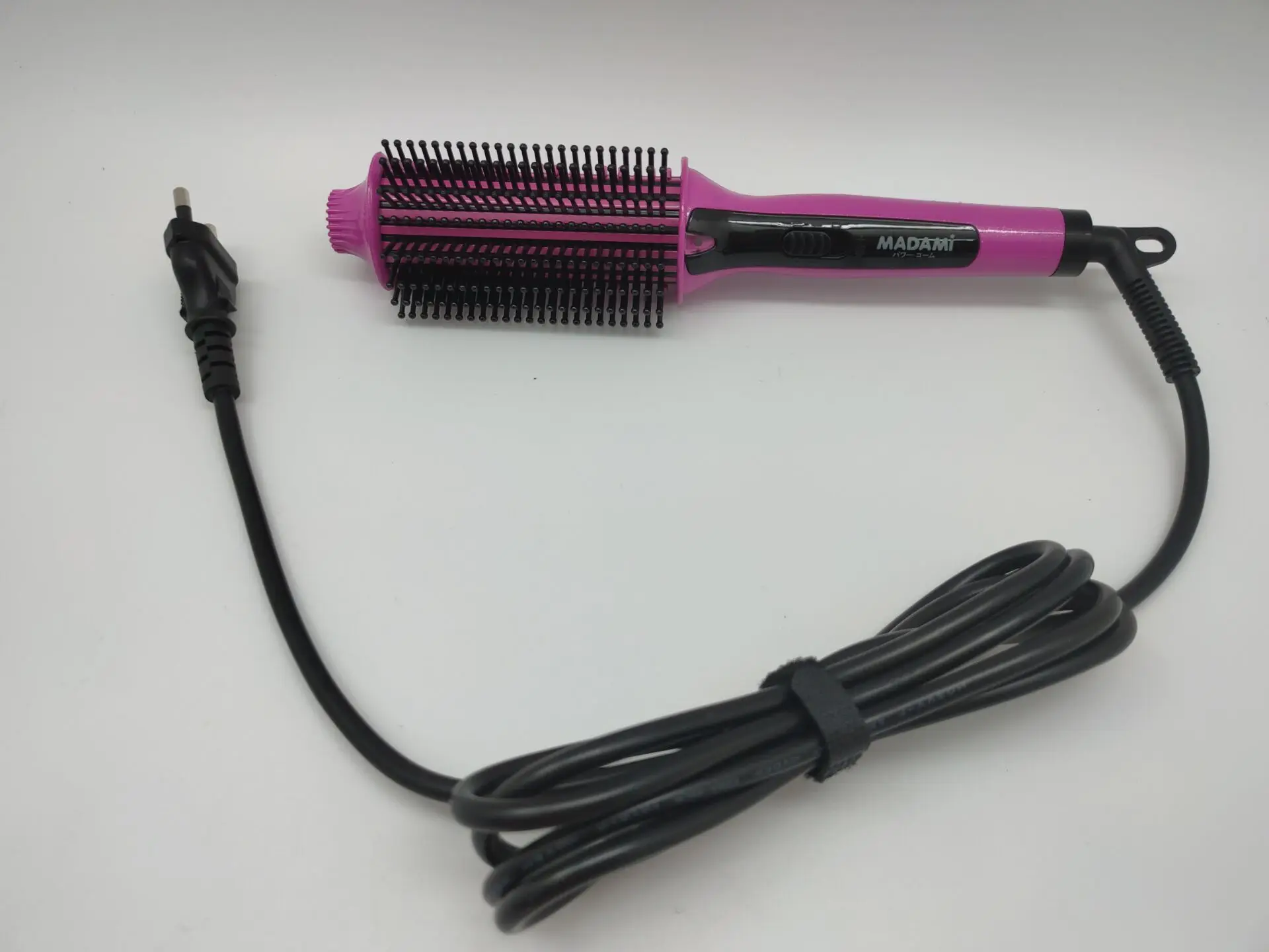 

Hot Air Brush Styler 2 in 1 Straightening Iron Curler 400°F Hair Blow Dryer Comb