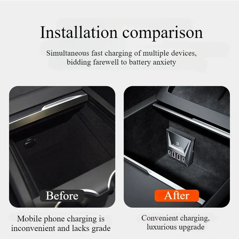 does tesla have cigarette lighter Tesla Model 3 Cigarette Lighter Upgrade: The Hidden 90W Dock That Actually  Works