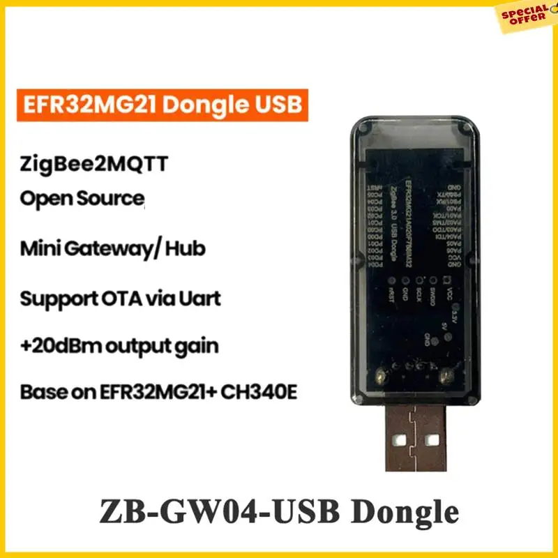 A25P 1 قطعة زيجبي 3.0 مختبرات صغيرة EFR32MG21 مفتوحة المصدر محور بوابة USB دونغل وحدة رقاقات السيليكون العالمي ZHA NCP مساعد المنزل