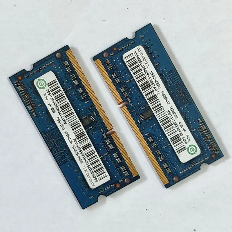 RAMAXEL RAMS DDR3 4GB 1600MHz Laptop memory ddr3 4GB 1Rx8 PC3L-12800S-11 SODIMM 1.35V