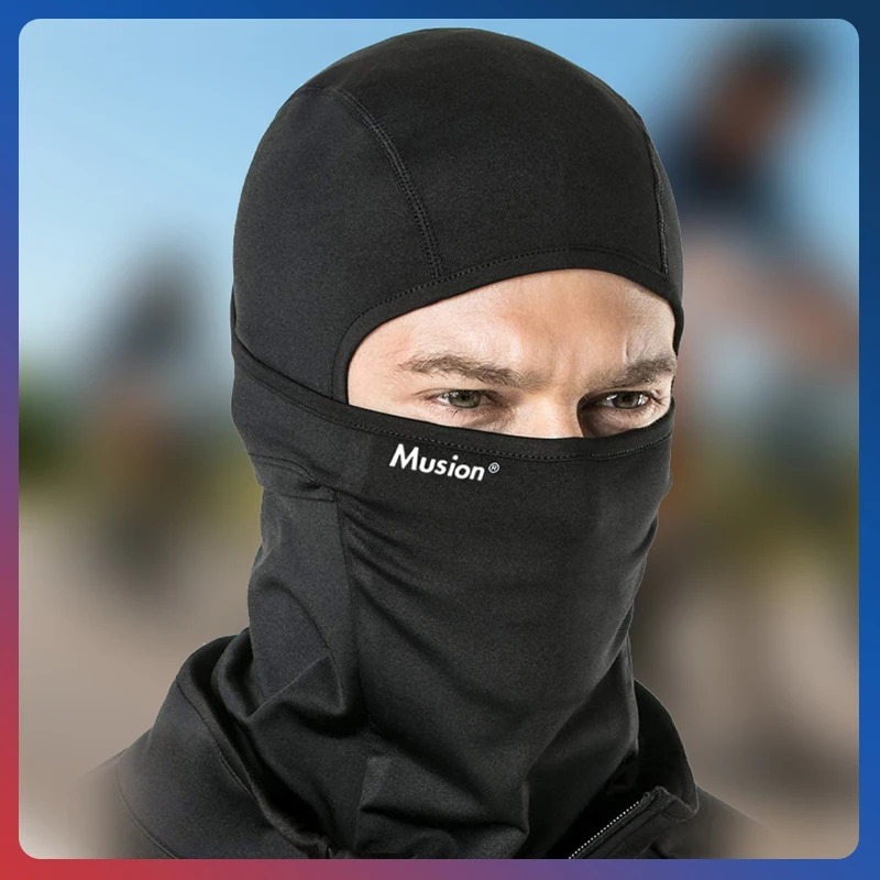 Musion Sturmhaube, Winter, warme Vollgesichtsmaske, winddicht, staubdicht, UV-Schutz, Unisex, schnell trocknend, wasserdicht und atmungsaktiv