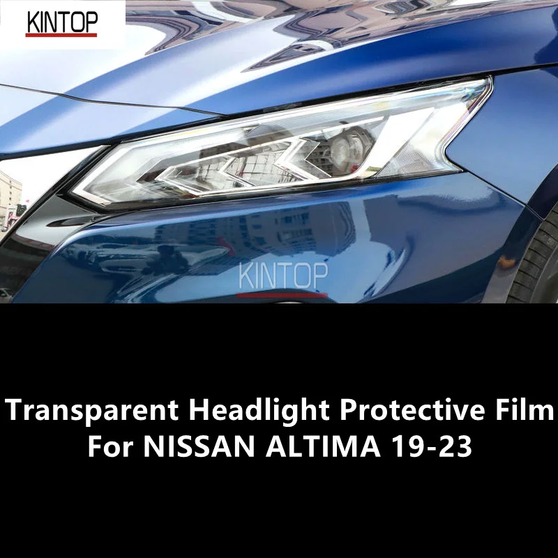 

For NISSAN ALTIMA 19-23 TPU Transparent Headlight Protective Film, Headlight Protection,Film Modification