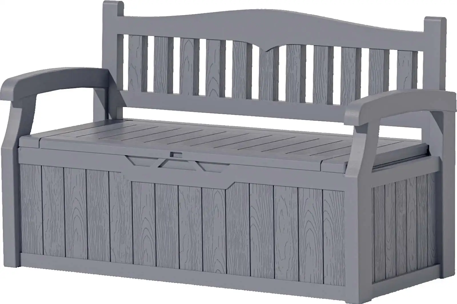 

Outdoor Storage Bench with 70 Gallon Capacity, Waterproof Resin and Durable Design, Ideal for Garden Tools and Pool Toys Storage