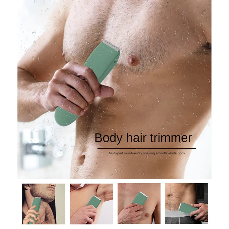 IkWomen-Tondeuse à cheveux électrique pour hommes et femmes, rasoir pour femme, tondeuse bikini, tondeuse à l'aine et au corps, toiletteur d'épilation