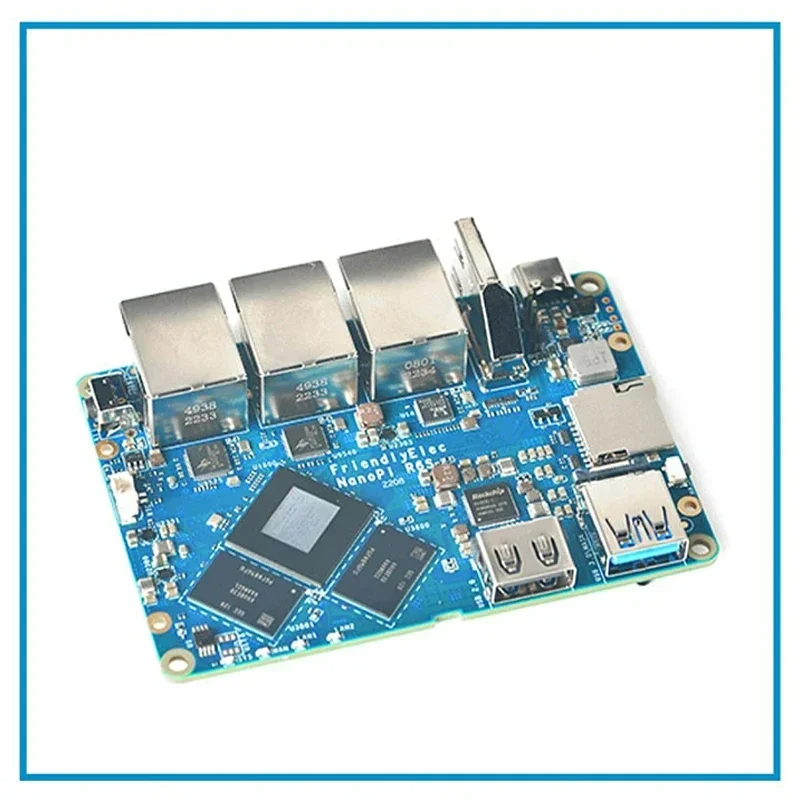 NanoPi R6S RK3588S Router Dual 2.5G+Gigabit Mini Placa de Desarrollo con MAC