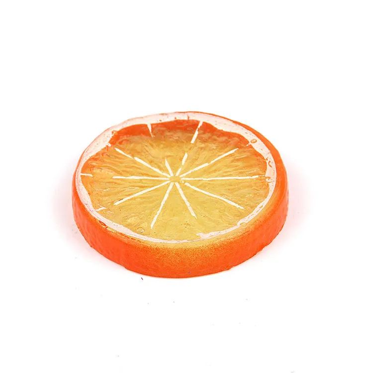 Simulated Lemon Slices Fake Fruit Ornaments Artificial Plastic Lemon Slices Model  Photography Decoration Food Props 2023