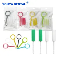 Juego de alineador de silicona para dientes, palillo de dientes para morder, ortodoncia invisible, alineadores, gancho de eliminación de higiene bucal para masticar, 1 Juego