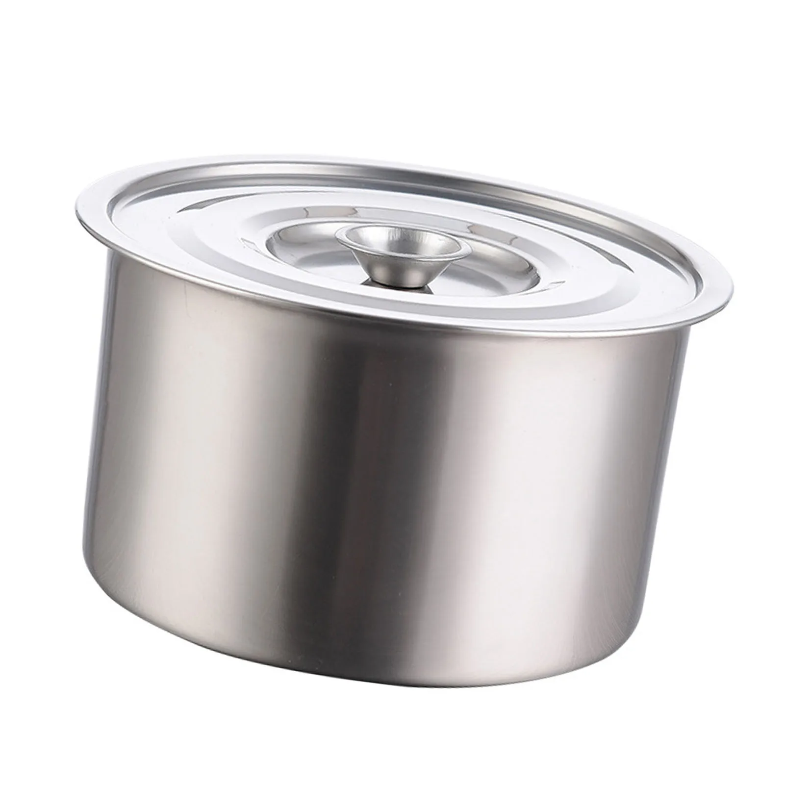 Stew Pot Stockpot Stainless Steel Easy to Clean High Temperature Resistant Multifunctional with Lid Soup Pot for Seasoning Eggs