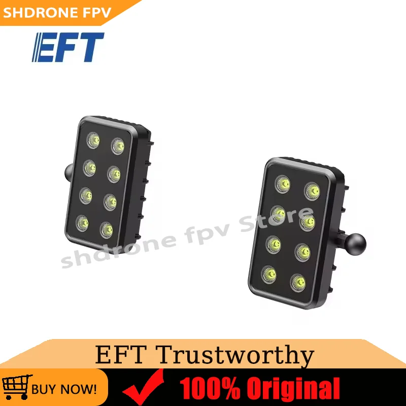 

EFT SL80 Smart Spotlight 25 Meters Search Distance for Night Plant Protection Operations Easy Installation for RC Drones