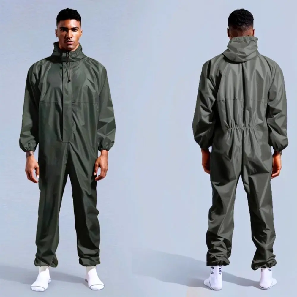 for-huameidun-反射ストリップ付き保護服、防水・防塵、フード付き作業着、産業用安全保護具