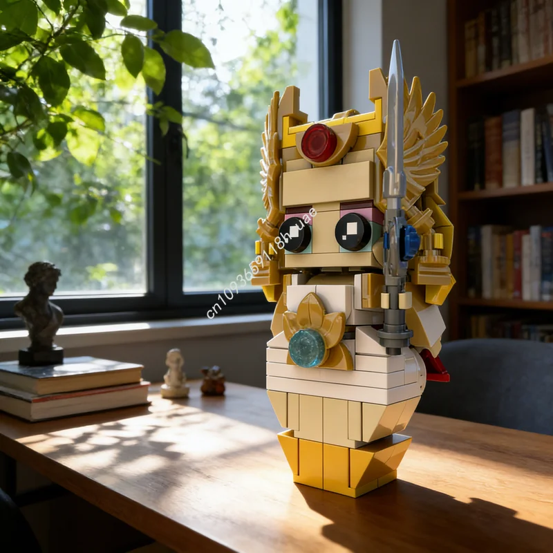 168pcs MOC Brickheadz She Ra He Man Masters The Universe Model Building Toys Blocks Construction Festival Gift Education Brick