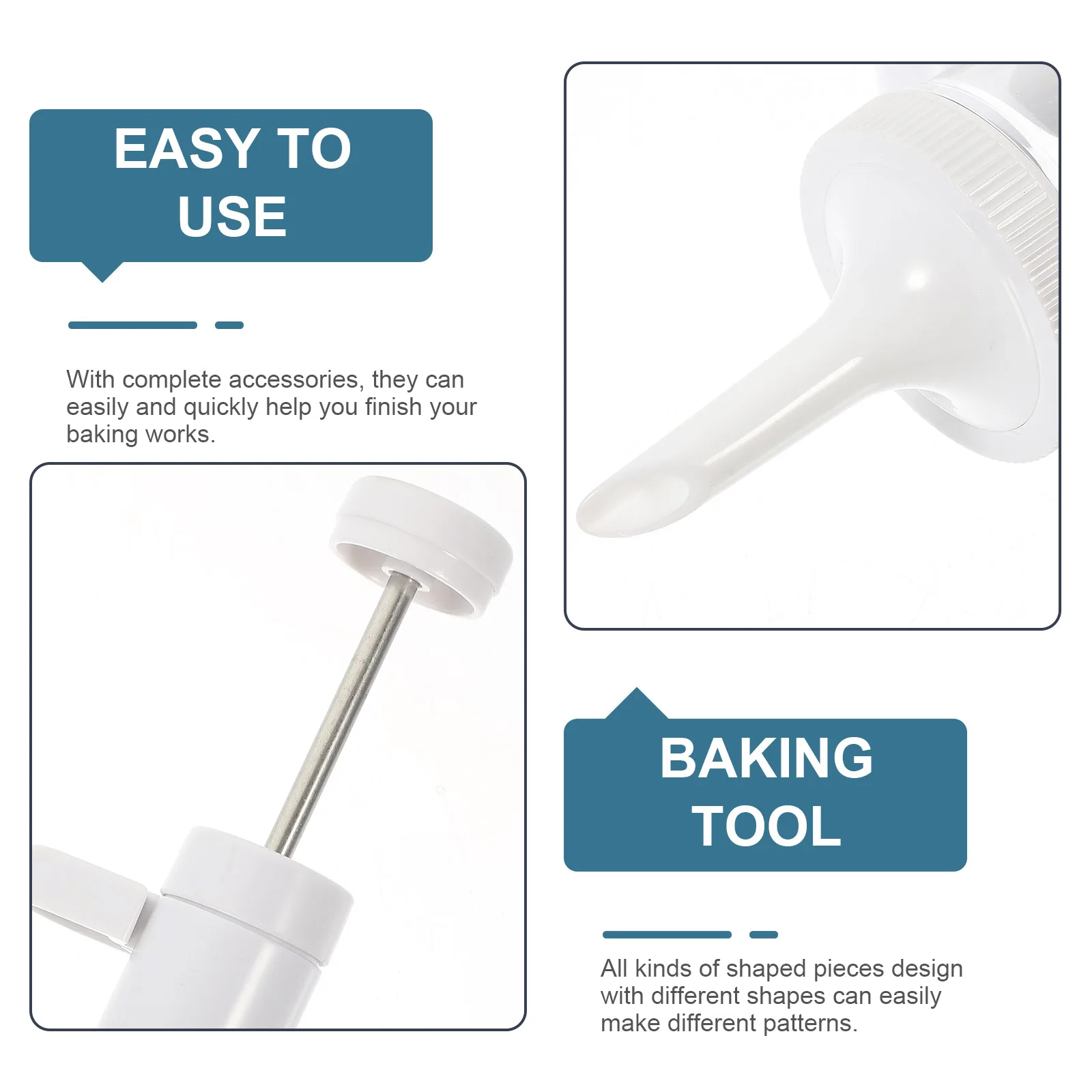 معدات الخبز، قالب ضغط البسكويت، ملحقات صانع البسكويت، مجموعة أدوات تزيين البسكويت #3