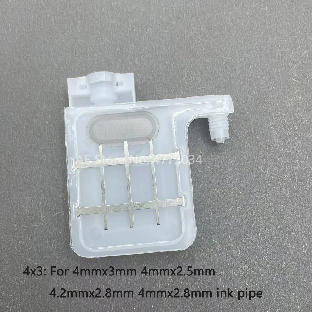 20PCS Damper DX5 Square Head For Galaxy Allwin Human Xuli Witcolor Inkjet Printer XP600 4720 I3200 Printhead Ink Dumper Filter