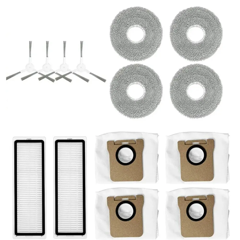 

ABXH Main Side Brush Filter Replacement Parts For Xiaomi Robot Vacuum X20+ X20 Plus Dust Bag Mop Cloth Accessories