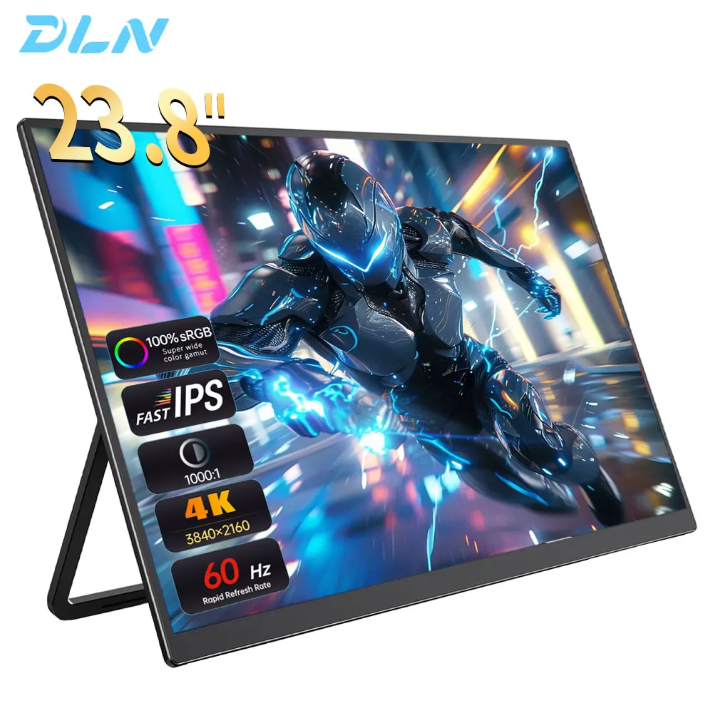 Dln 4K 23.8 Inch Po…