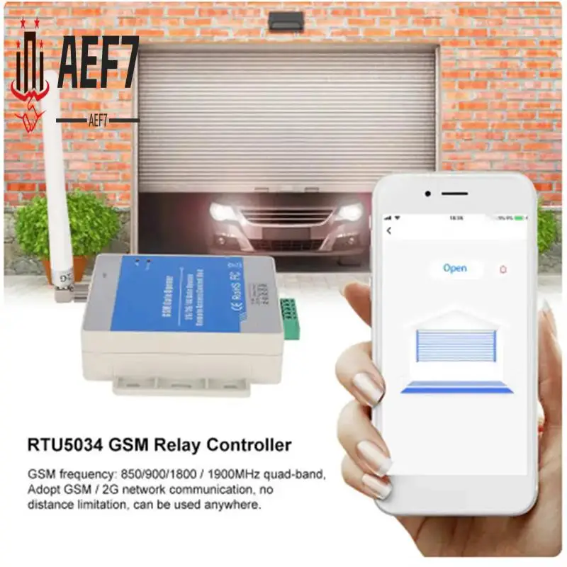 

AEF7-1 PCS Контроллер дистанционного доступа Автоматический контроллер дистанционного доступа по бесплатным вызовом RTU5034 Релейный переключатель