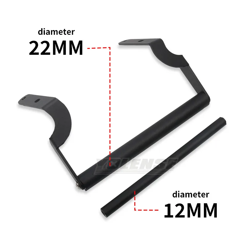 Motorcycle 12mm 22mm Front Stand Holder Mobile Phone Navigation Bracket GPS Support For DUKE390 DUKE125 DUKE 390 125 2017-2023