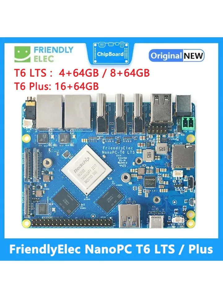 FriendlyElec NanoPC T6 LTS/Plus Board 6TOPS RK3588